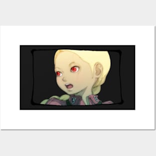 Gravity Rush - Kat Surprised Military Portrait Posters and Art